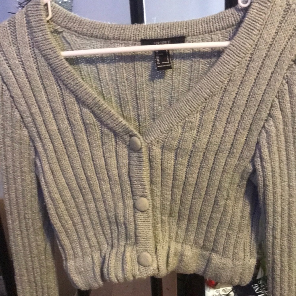 teal sweater